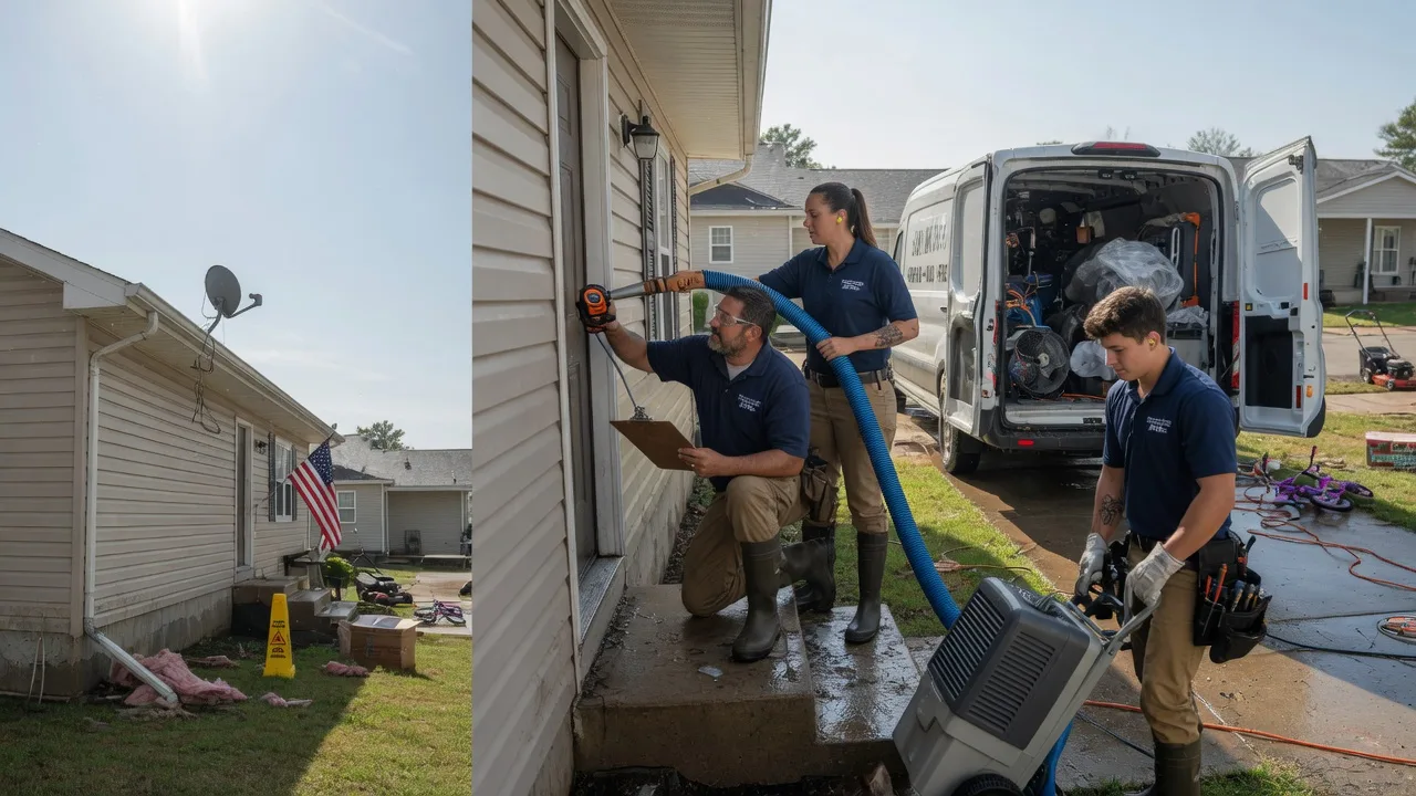 Ceiling Water Damage Restoration in Stratton, OH near me